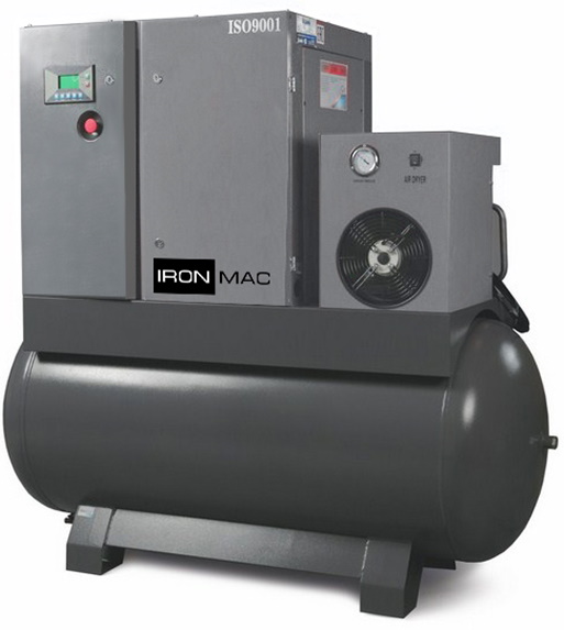 Винтовой компрессор IRONMAC IC 30/8 AM VSD DF 500L