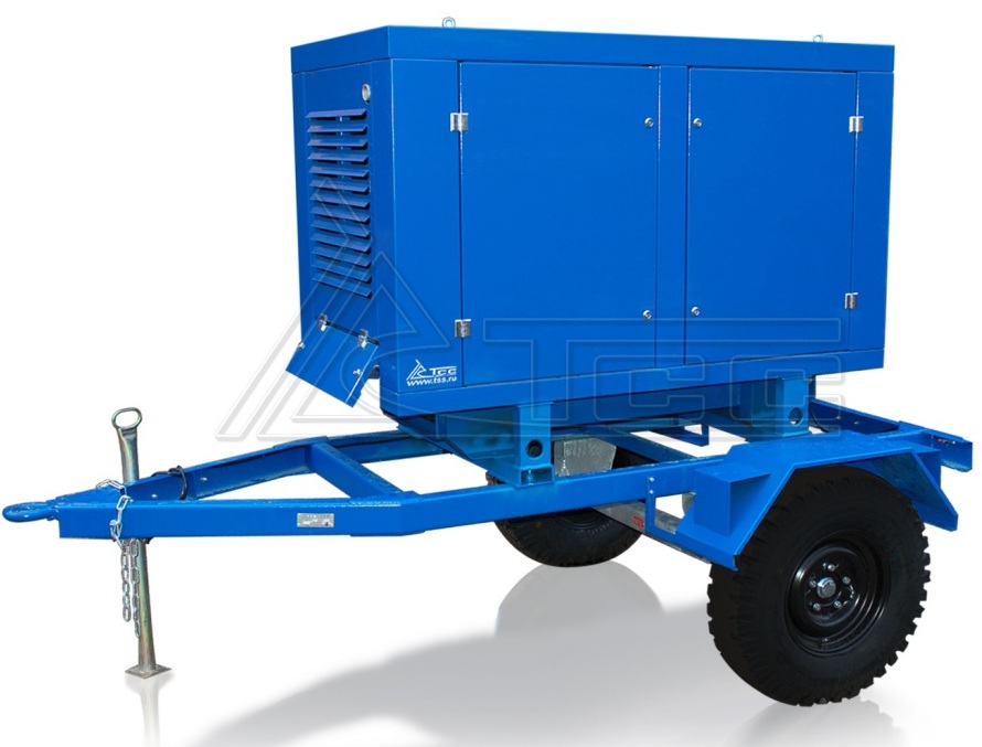 Дизельный генератор ТСС АД-10С-230-1РПМ11 на шасси