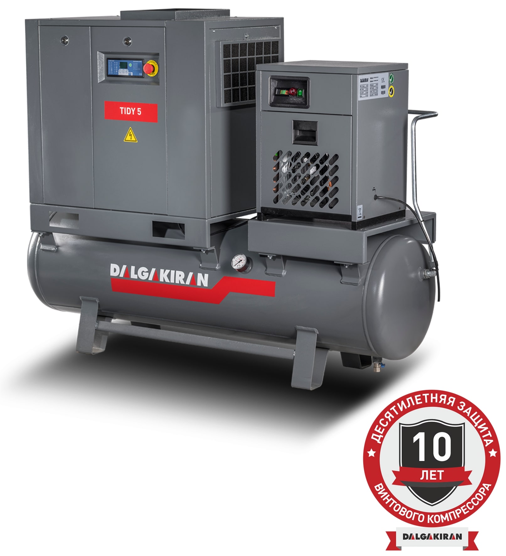 Винтовой компрессор DALGAKIRAN Tidy 4-7,5 250D Compact