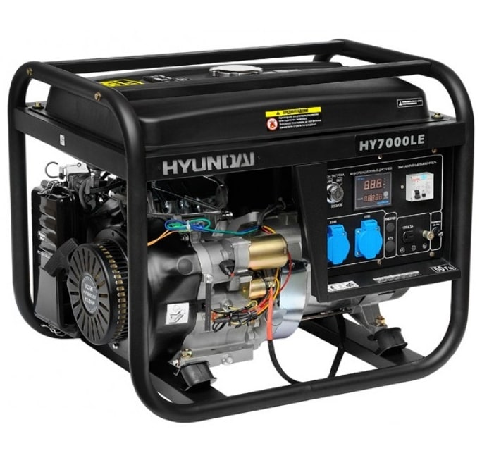 Бензиновый генератор Hyundai HY 7000LE с АВР