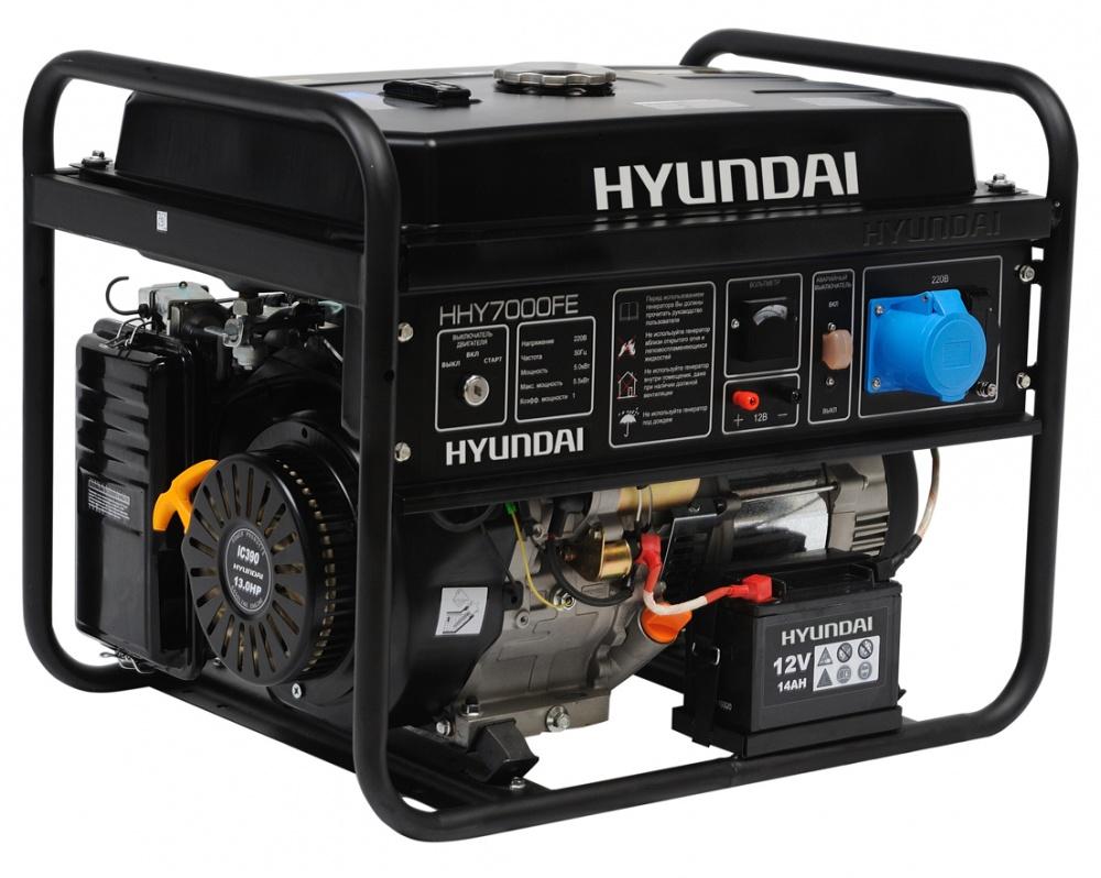 Бензиновый генератор Hyundai HHY 7000FE
