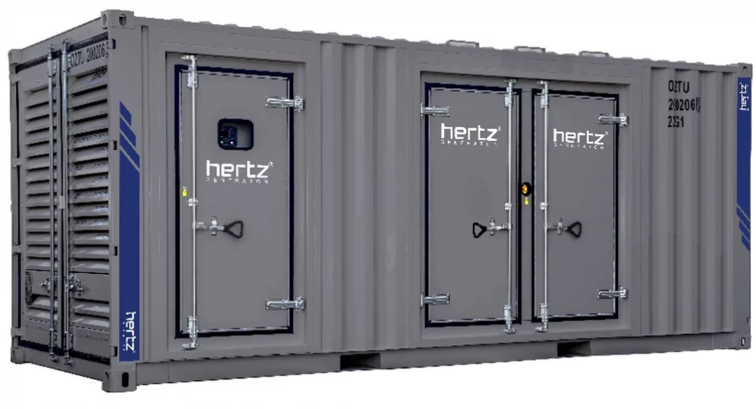 Дизельный генератор Hertz HG 825 BC в кожухе с АВР
