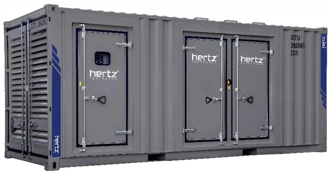 Дизельный генератор Hertz HG 2070 BC в кожухе с АВР