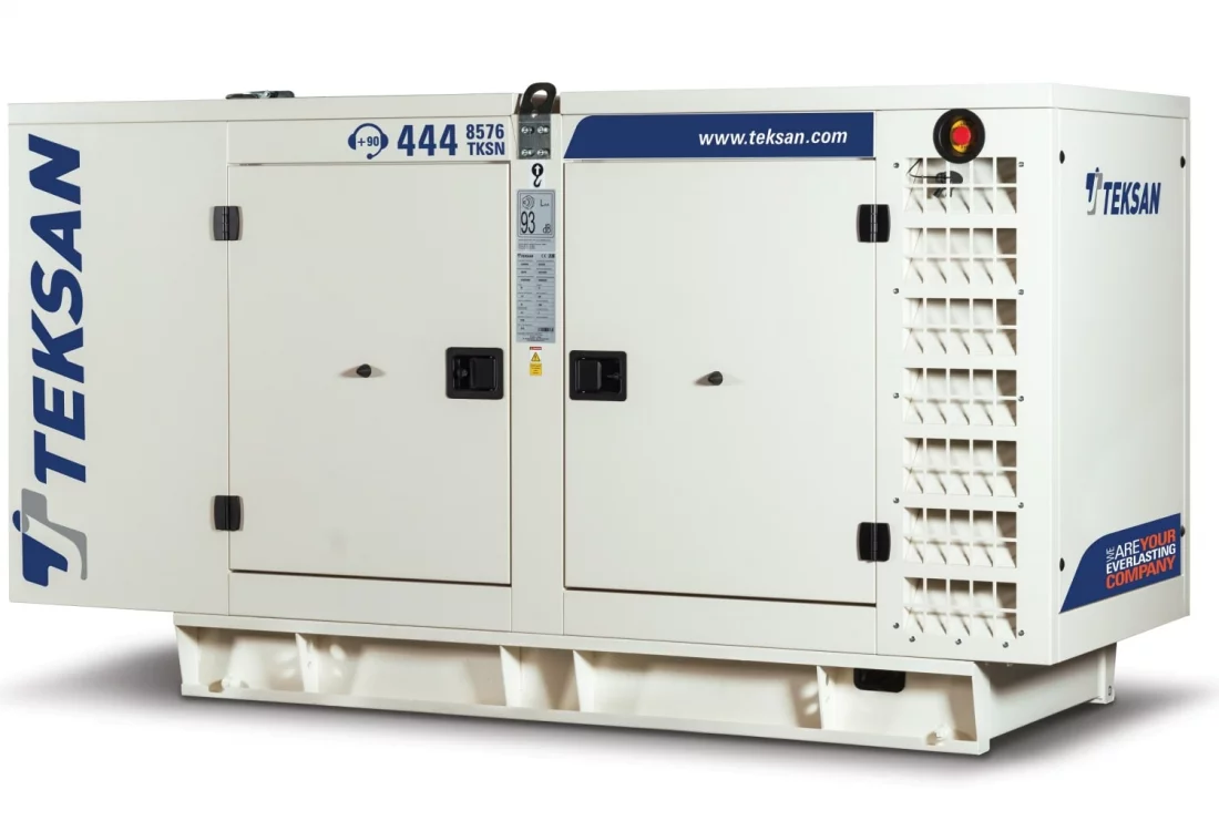 Дизельный генератор Teksan TJ830DW5C в кожухе