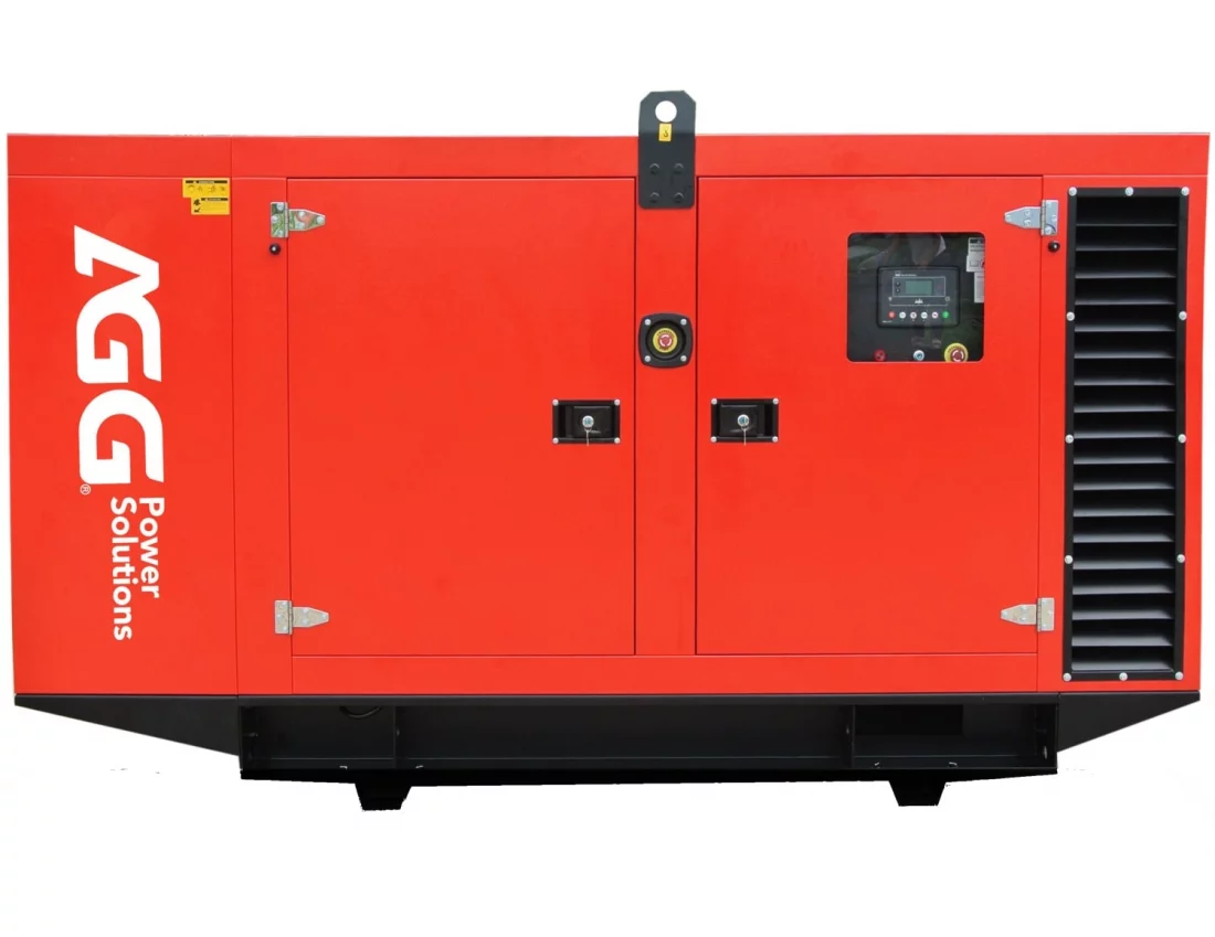 Дизельный генератор AGG D330D5 в кожухе с АВР