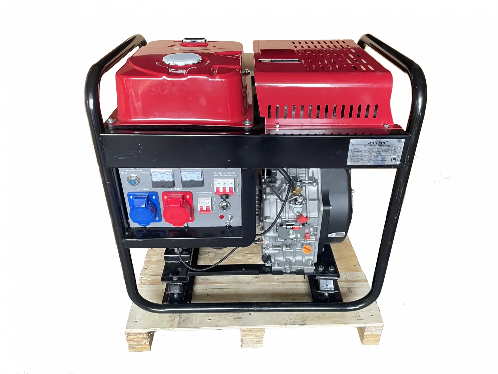 Дизельный генератор АМПЕРОС LDG13000E-3 с АВР
