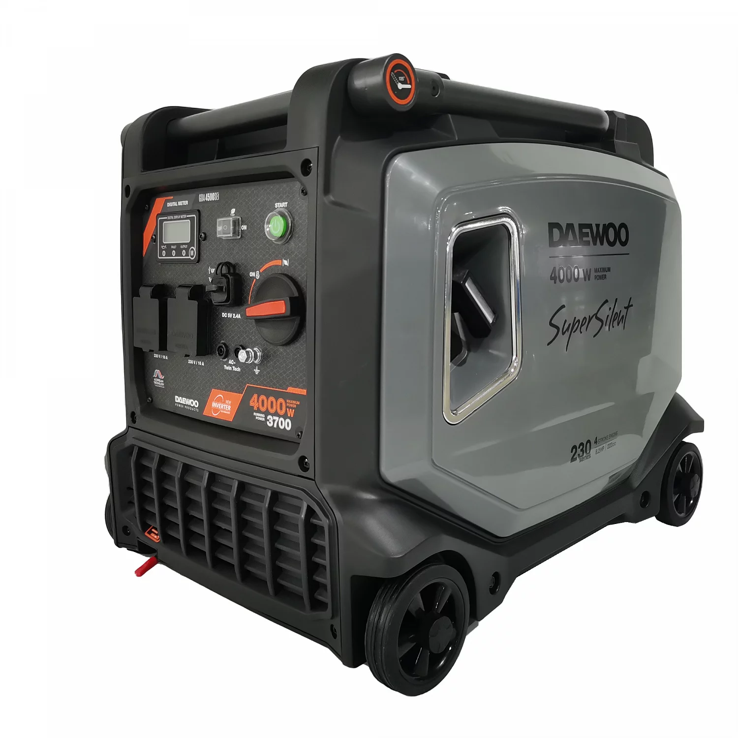 Бензиновый инверторный генератор Daewoo GDA 4500SEi