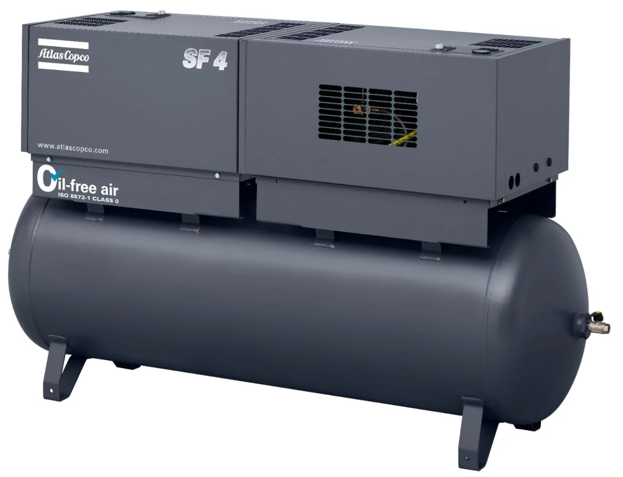 Спиральный компрессор Atlas Copco SF6 10P SKID TWIN (500l)