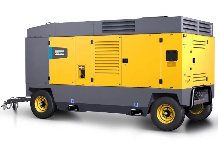 Дизельный компрессор Atlas Copco X 1300 25 на шасси