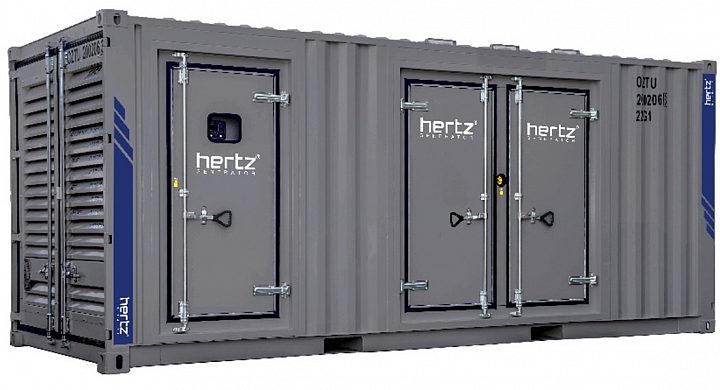 Дизельный генератор Hertz HG 1275 BC в кожухе