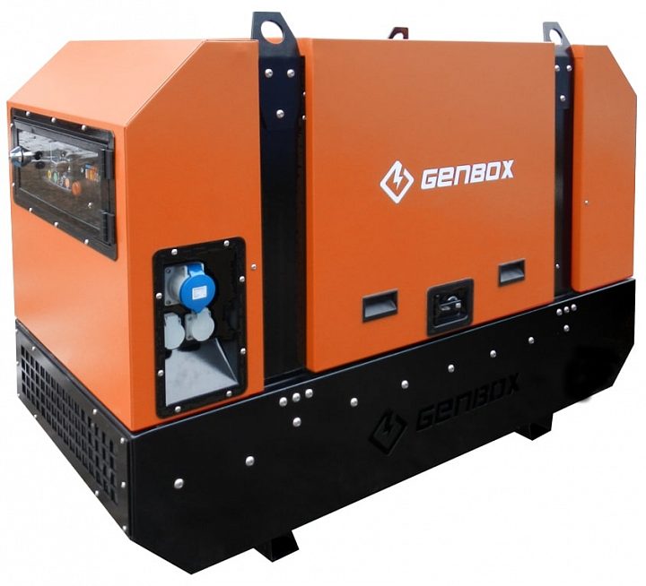Дизельный генератор GENBOX JD80 в кожухе с АВР