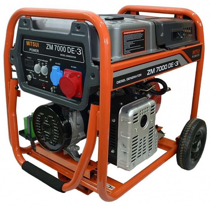 Дизельный генератор Mitsui Power ZM 7000 DE-3