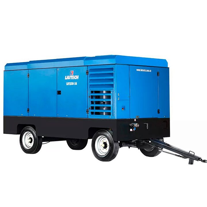 Дизельный компрессор LIUTECH LUY350-34 на шасси