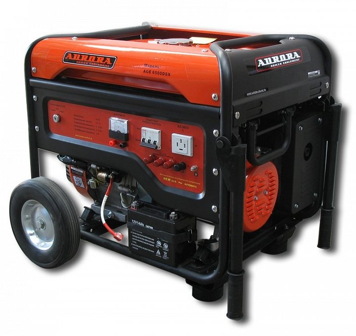 Бензиновый генератор Aurora AGE 6500 DSX