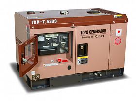 Дизельный генератор Toyo TKV-7.5SBS — фото 2
