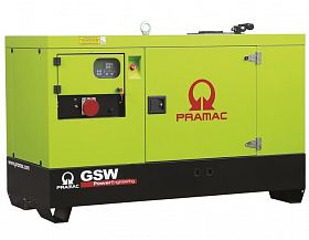 Дизельный генератор Pramac GSW 45 P в кожухе — фото 1