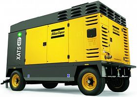 Дизельный компрессор Atlas Copco XATS 487 CD на шасси — фото 1